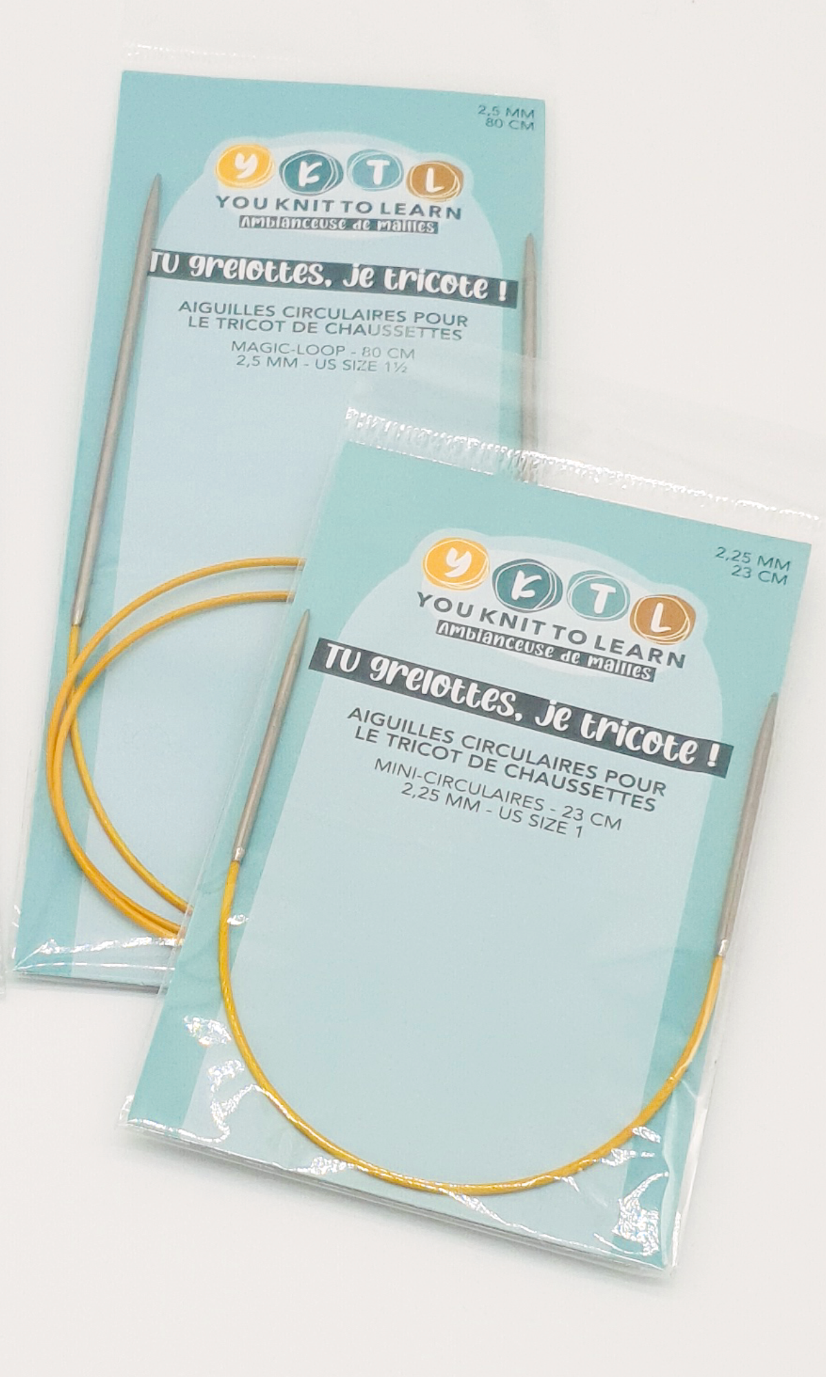 Duo d'aiguilles longues et courtes