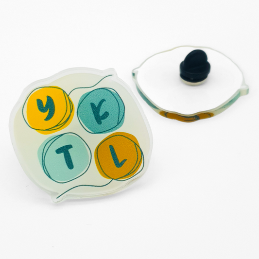 Pins en acrylique - You Knit To Learn