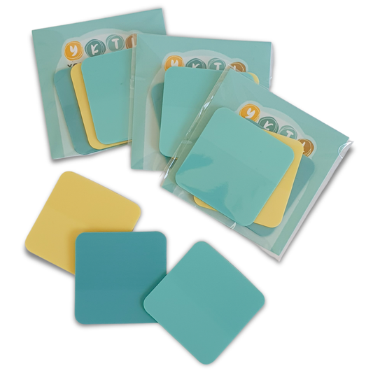Lot de 60 notes transparentes repositionnables pour patrons de tricot