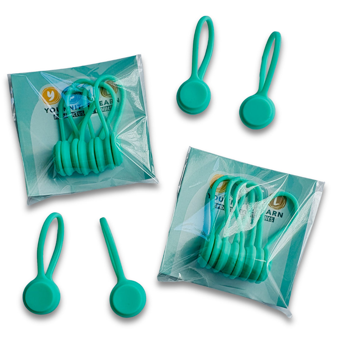 Lot de 4 organisateurs magnétiques pour aiguilles circulaires