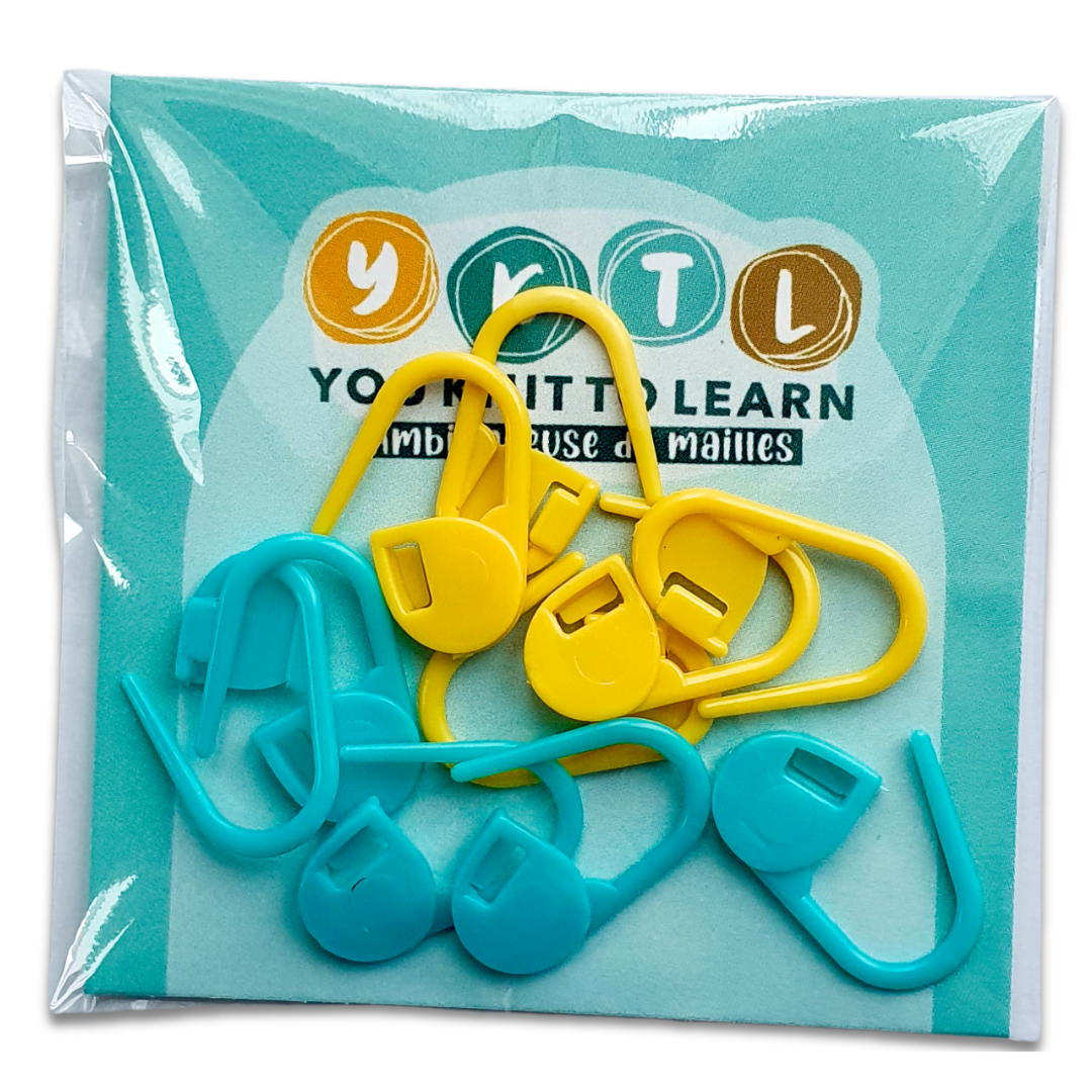 Quatuor d’aiguilles circulaires pour tricoter des chaussettes – 2 mini-circulaires + 2 longues