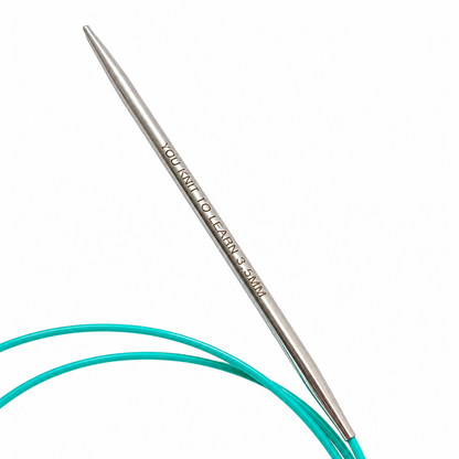 Aiguilles circulaires 80 cm – 3,5 mm pour le tricot en rond ou à plat