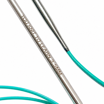 Aiguilles circulaires 80 cm – 3,5 mm pour le tricot en rond ou à plat