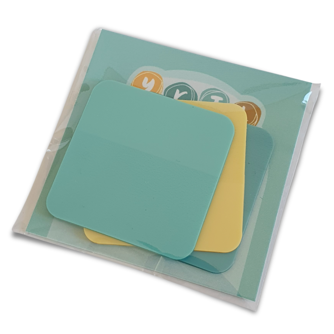 Lot de 60 notes transparentes repositionnables pour patrons de tricot