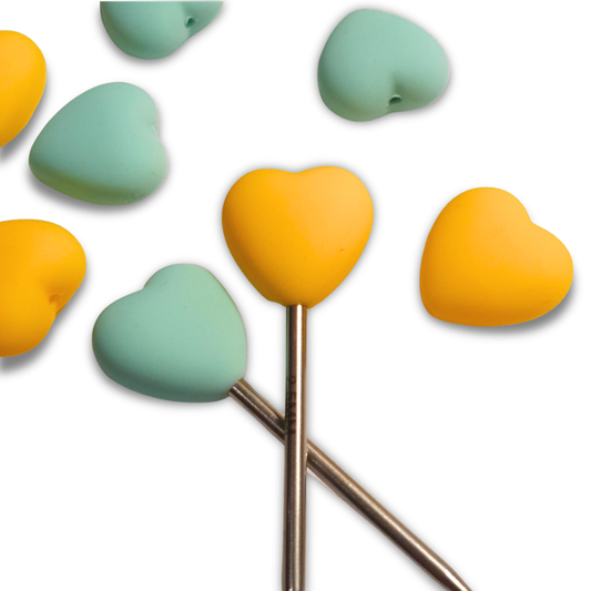 Lot de 4 bouchons protecteurs d’aiguilles cœur