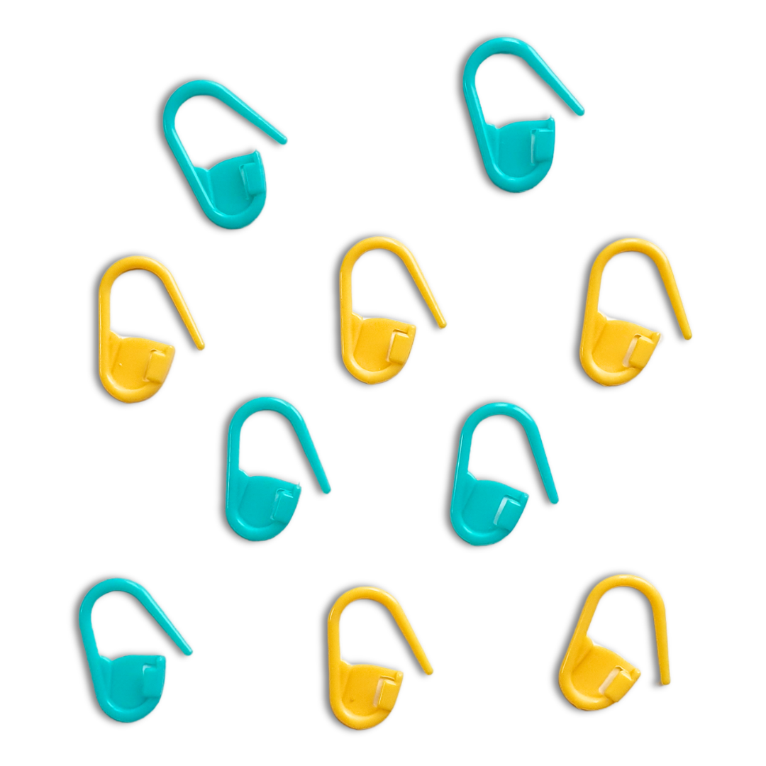 Quatuor d’aiguilles circulaires pour tricoter des chaussettes – 2 mini-circulaires + 2 longues