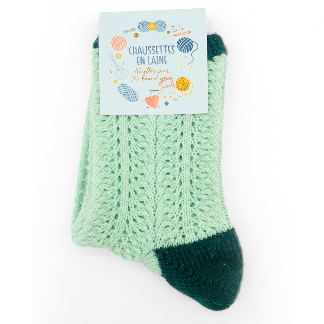 Lot de 6 étiquettes cadeau à coudre sur des chaussettes