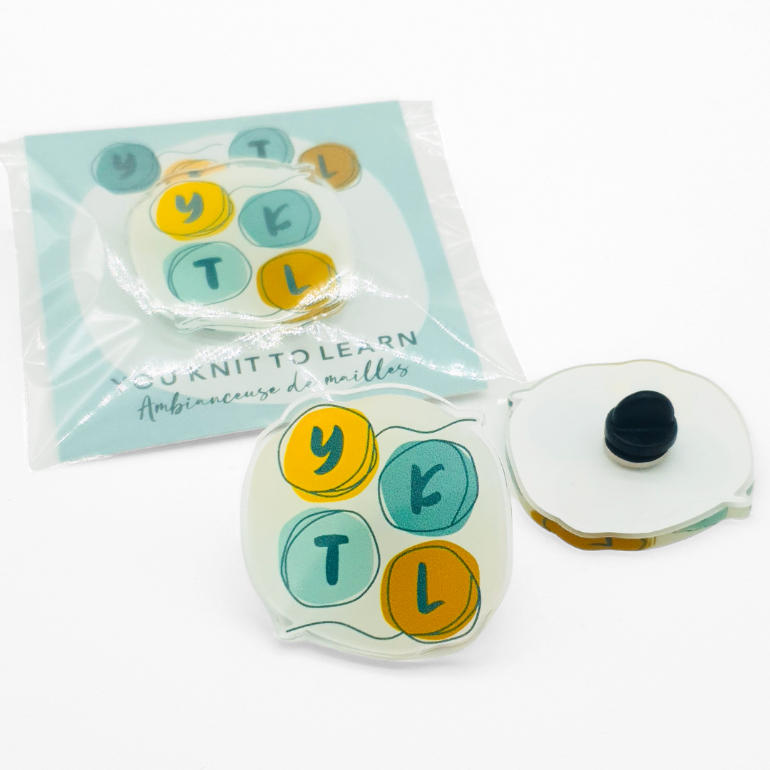 Pins en acrylique - You Knit To Learn
