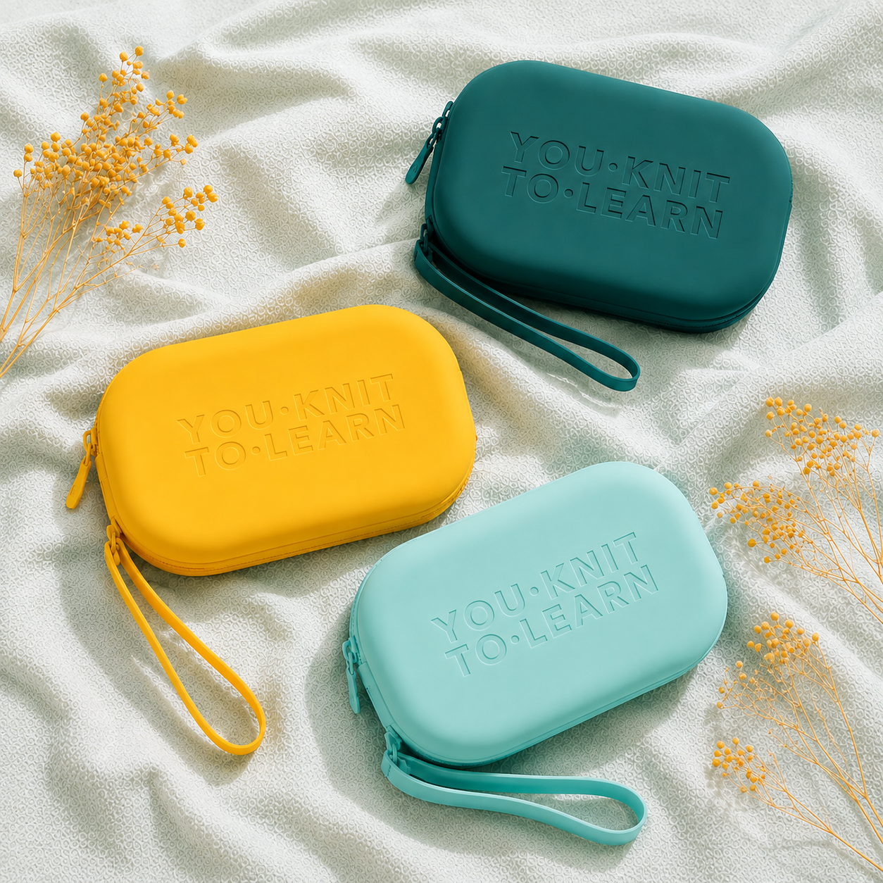 Trousse à aiguilles et accessoires pour le tricot de chaussettes